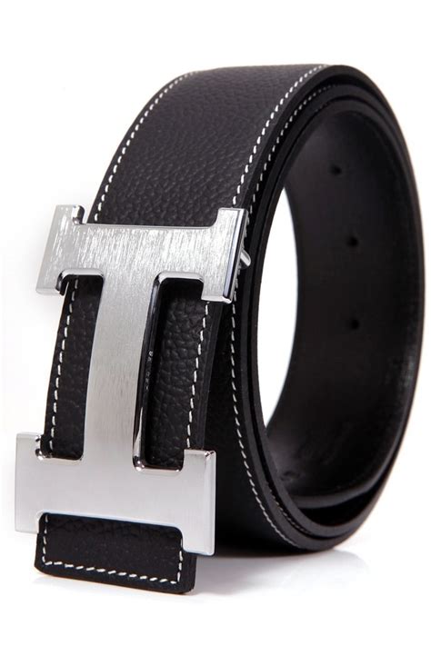 black belt hermes|black hermes belt white stitching.